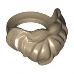 BEARD FOR MINI FIGURE 2: {пясъчно жълт}