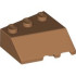 LEFT ROOF TILE 3X3, DEG. 45/18/45: {умерен нуга}