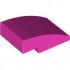 BRICK, W/ HALF BOW 2X3, W/ CUT: {ярко пурпурен}