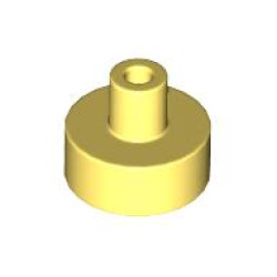 PLATE 1X1 W/3.2 SHAFT/1.5 HOLE: {студено жълт}