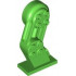 Large Figure Leg Left with Black Rotation Joint Pin: {ярко зелен}