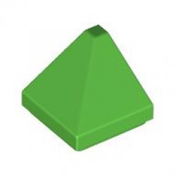 ROOF TILE 1X1X2/3, OUTSIDE CORNER, NO. 1: {ярко зелен}