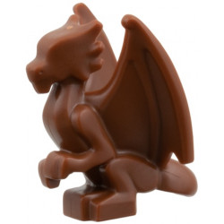 Dragon, Baby, Perched with Folded Wings: {червеникаво-кафяв}