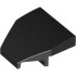 PLATE 2X2X2/3, BOW, 27 DEG. CUT: {черен}