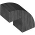 BRICK 1X2X1 2/3, BOW W/ CUTOUT, NO. 1: {титаниево метален}