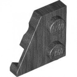 LEFT PLATE 2X2, 27 DEG.: {титаниево метален}