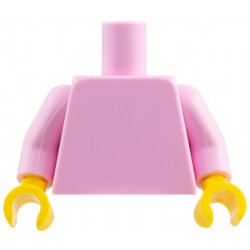 Torso Plain / Bright Pink Arms / Yellow Hands: {светло пурпурен}