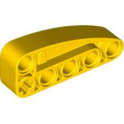 SHELL 5X1X2, W/ CROSS HOLE: {ярко жълт}
