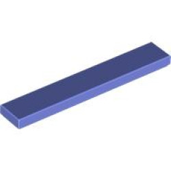FLAT TILE 1X6: {синьо виолетов}
