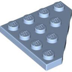 CORNER PLATE 45 DEG. 4X4: {светло кралско син}