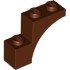 BRICK, 1X3X2, ARCH: {червеникаво-кафяв}