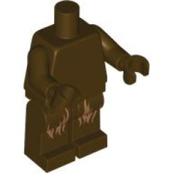 MINI FIGURE, W/ FUNCTION, NO. 31: {тъмно кафяв}