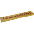 Tile 1 x 6 with Reddish Brown 'Leonardo da Vinci' Pattern: {тухлено жълт}