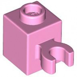 BRICK 1X1 W/HOLDER, H0RIZONTAL: {светло пурпурен}