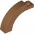 BRICK, 1X4X2 1/3, CIRCLE ARCH: {умерен нуга}