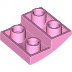 BRICK 2X2X2/3, INVERTED BOW: {светло пурпурен}
