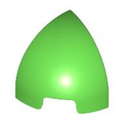1/4 SPHERE 1X1X1: {ярко зелен}
