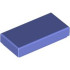 FLAT TILE 1X2: {синьо виолетов}