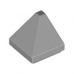 ROOF TILE 1X1X2/3, OUTSIDE CORNER, NO. 1: {умерено каменно сив}