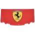 Windscreen 3 x 6 x 1 1/3 Curved with Ferrari Shield Logo Pattern: {ярко червен}