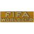 Tile 2 x 6 with Gold, Tan, Dark Brown and Reddish Brown 'FIFA WORLD CUP' Pattern: {топло златист}