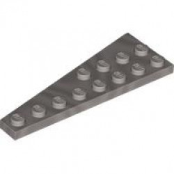 RIGHT PLATE 3X8 DEG. 14: {металическо сребрист}