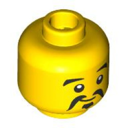 MINI HEAD, NO. 4957: {ярко жълт}