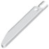 Minifigure, Weapon Sword Blade with Bar End (SW Darksaber): {бял}