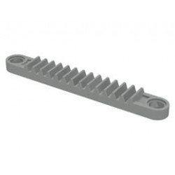 Technic, Gear Rack 1 x 8 with Holes: {сив}