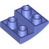 BRICK 2X2X2/3, INVERTED BOW: {синьо виолетов}