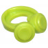 Lime Minifigure Headphones Around Neck: {ярко жълто-зелен}