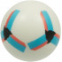 Ball, Sports Soccer with Stud Holder with Black, Coral and Medium Azure Intersecting Geometric Shapes Pattern: {бял}