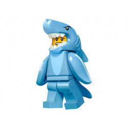 Колекционерски мини фигурки серия 15 - Човек с костюм на акула, разпечатана