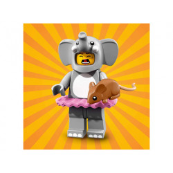 Колекционерски мини фигурки серия 18 - Момиче слон