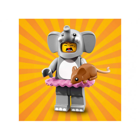 Колекционерски мини фигурки серия 18 - Момиче слон