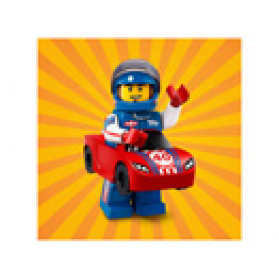 Колекционерски мини фигурки серия 18 - Момчето състезателна кола