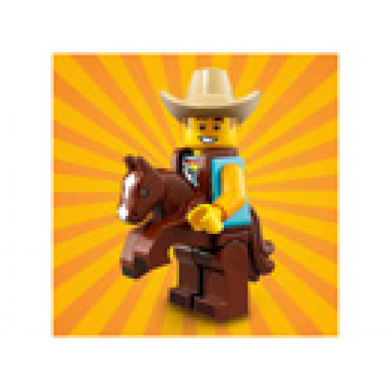 Колекционерски мини фигурки серия 18 - Момче в костюм на каубой