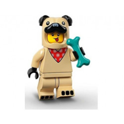 Колекционерски мини фигурки серия 21 - Човек с костюм на мопс