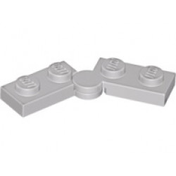 Hinge Plate 1 x 4 Swivel (2429 / 2430): {сив}