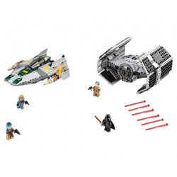 Vader's TIE Advanced vs. A-wing Starfighter – СТАР УОРС