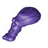 Dark Purple Minifigure, Hair Narrow Swept Back with Ponytail: {светло виолетов}