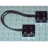 Electric, Wire with Brick 2 x 2 x 2/3 Pair, 15 Studs Long: {черен}