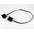 Electric, Wire with Brick 2 x 2 x 2/3 Pair, 36 Studs Long: {черен}