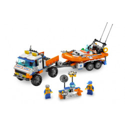 Камион на бреговата охрана с моторна лодка – СИТИ