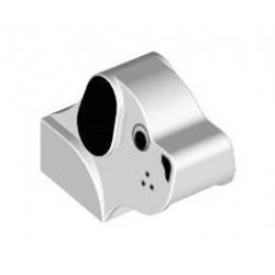 Dog Head 2 x 4 x 2 1/3 with Dog Head Pattern: {бял}
