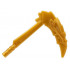 Minifigure, Weapon Sickle, Dragon Head: {топло златист}