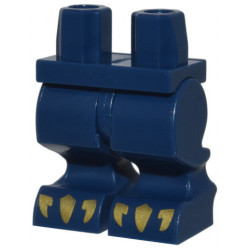 Dark Blue Hips and Animal Legs with Gold Claws Pattern: {земно син}