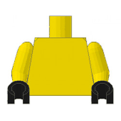 Torso Plain / Yellow Arms / Black Hands: {ярко жълт}