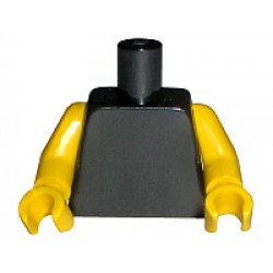 Torso Plain / Yellow Arms / Yellow Hands: {черен}