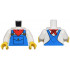 White Torso Blue Overalls, Pocket, Gold Buckles, and Red Bandana Pattern / White Arms / Yellow Hands: {бял}